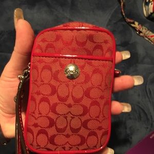 Coach Digital Camera Case w/ Wrist Strap